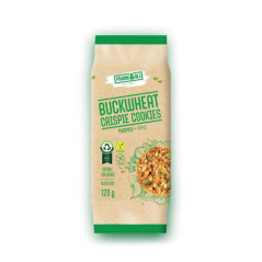 FRANK&OLI COOKIE-pohankové sušenky s dýňovými semínky, jablkem a skořicí 120g