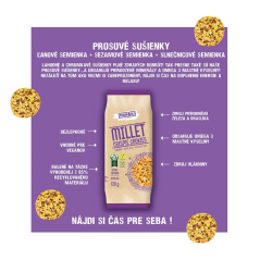 FRANK&OLI COOKIE-prosové sušenky se lněnými, sezamovými a slunečnicovými semínky 120g