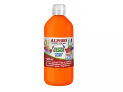 Fľaša prstových farieb 500 ml. oranžová