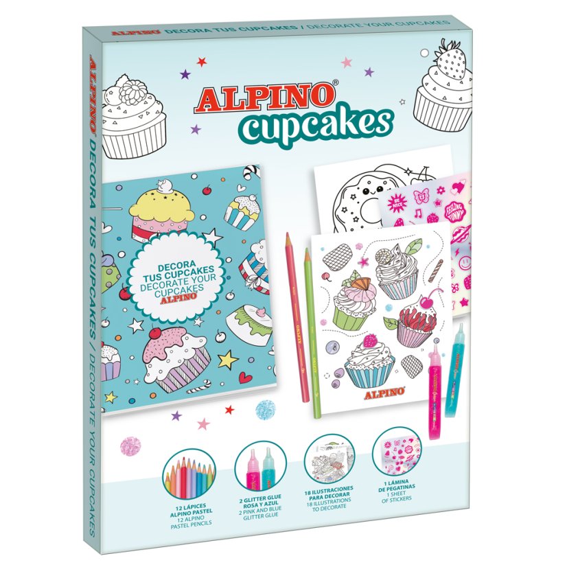 Alpino kreatívny set CUPCAKES