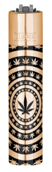 leaves pattern rose gold