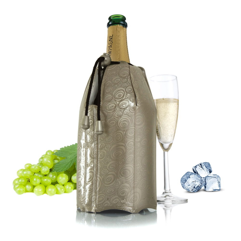 Vacu Vin Champagne Cooler Active Cooler - na víno alebo šampanské - Platinum