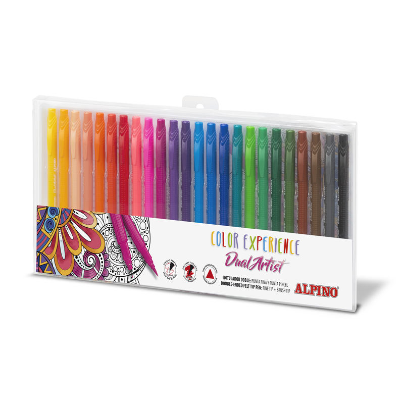 Balení 24ks fixů Color Experience s dvojitým hrotem Balení 24ks fixů Color Experience s dvojitým hrotem