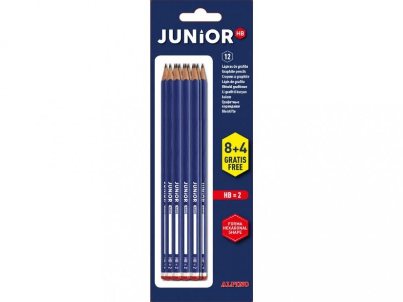 Balení 8 grafitových tužek Alpino Graph + 4 zdarma Balení 8 grafitových tužek Alpino Graph + 4 zdarma