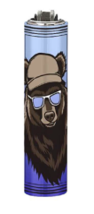 CLIPPER® zapaľovač 1 ks – Cool Animals 4 | plniteľné FCP22RH Metal Cover